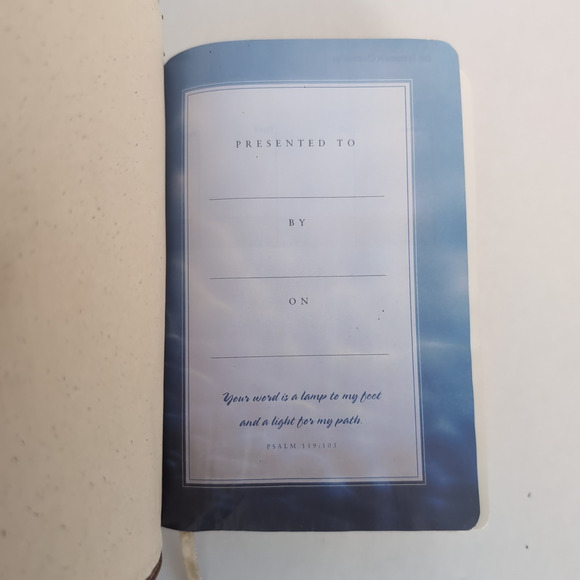 NIV Study Bible Zondervan Italian Duo Tone Black Brown - Picture 4 of 16